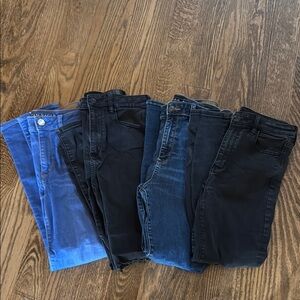 4 pairs of American Eagle Jeans - size 8 and 10